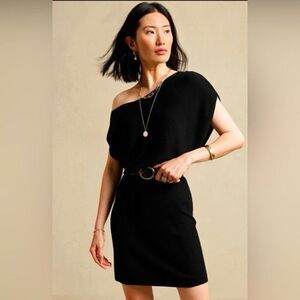 ✨BANANA REPUBLIC RIB SWEATER BLACK SZ SMALL DRESS✨